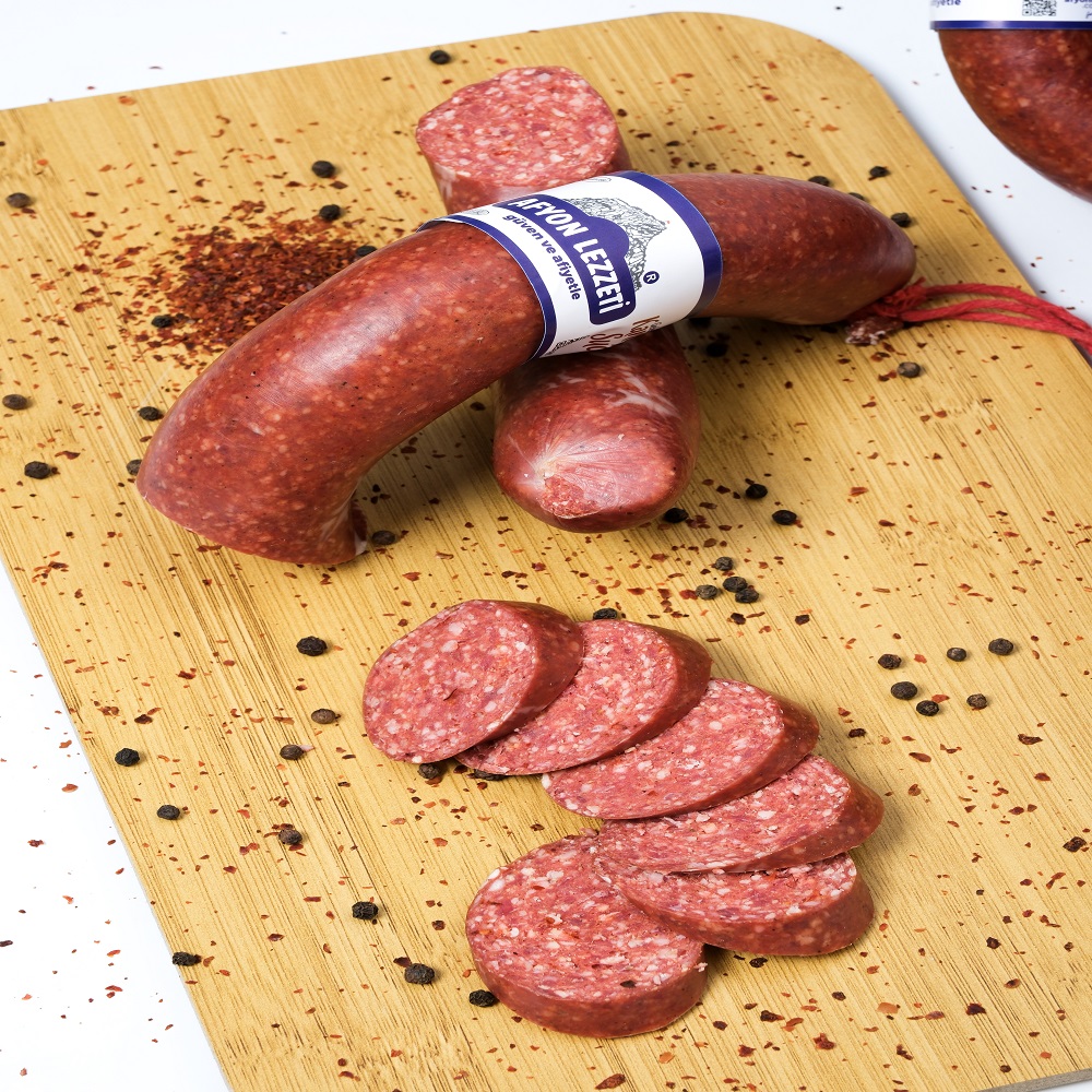 Afyon Lezzeti Geleneksel Kangal Sucuğu Acılı 1 Kg - 6